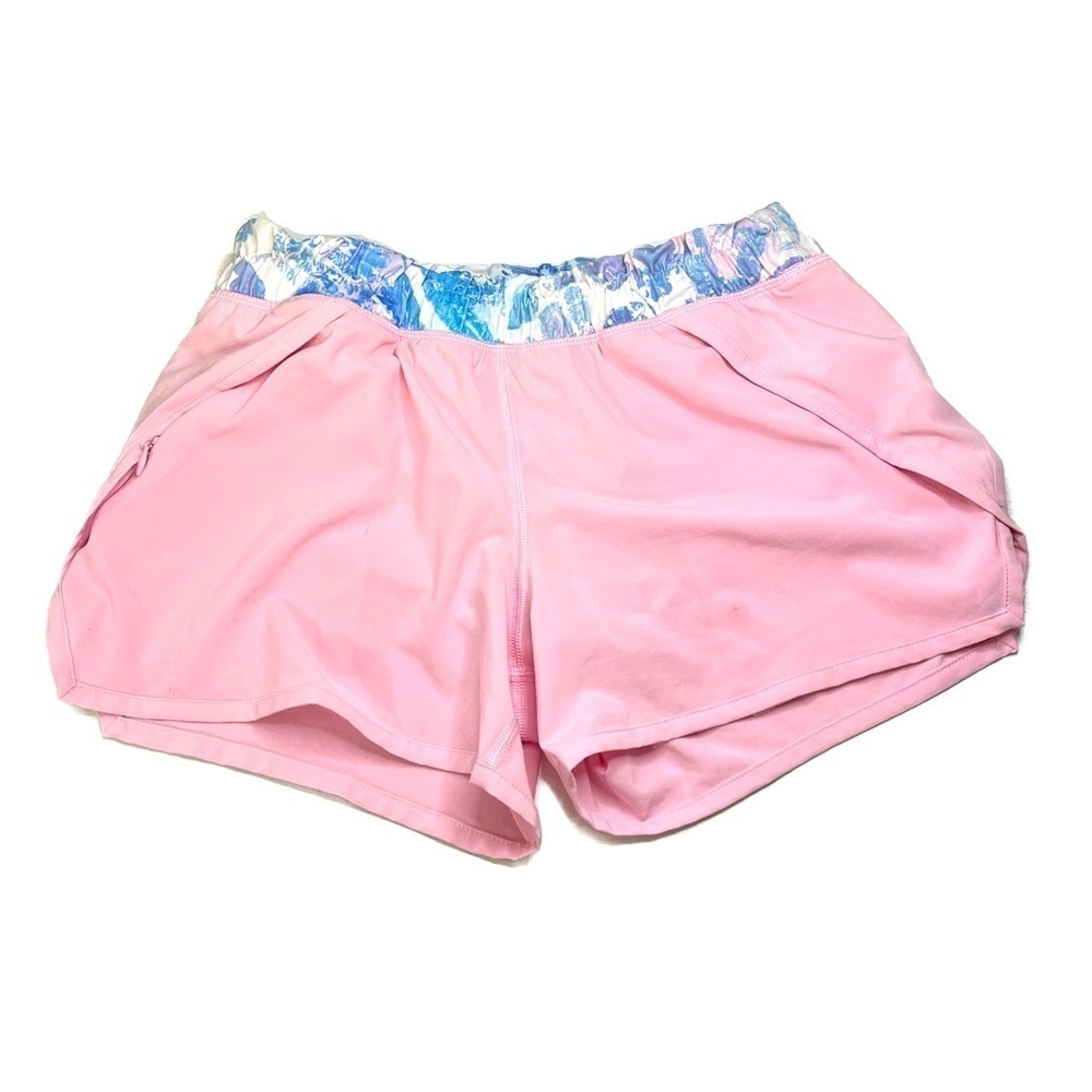 Ivivva x Lululemon Lightning Stride Short sz 14, Pink Pockets